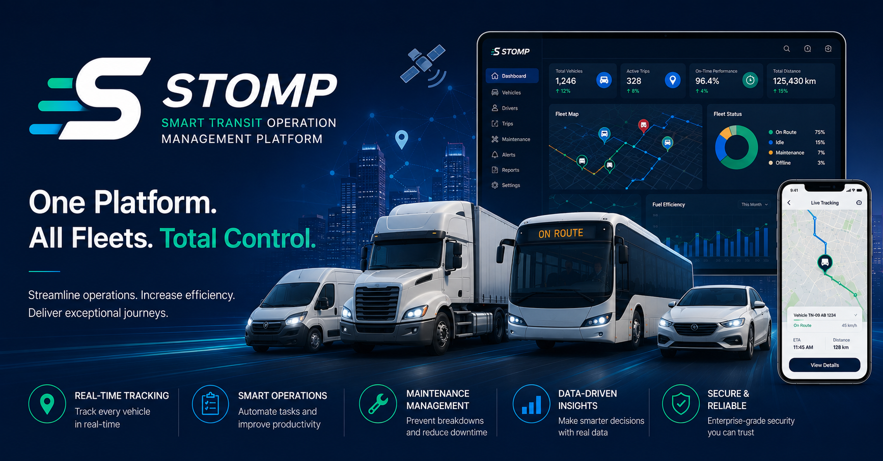 STOMP Dashboard Interface